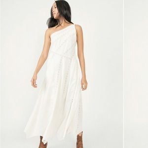 Bella Maxi Free People Asymmetrical One-shoulder dress